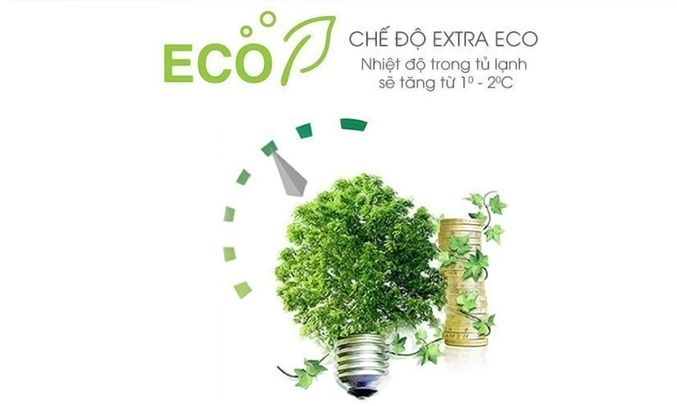 Tủ lạnh Sharp Inverter 253 lít SJ-X281E-SL -Chế độ Extra Eco 